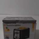 Toastmaster 2-Slice Cool Touch Toaster, black with stainless accent