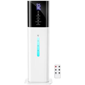 Humidifiers Large Room Bedroom with 7 Colors Light,Honovos 8L 2.1Gal Quiet Ultrasonic Cool Mist Topfill Humidifier with 360 Nozzle 3 Speed Humidistat Essential Oil Tray for Baby Home Plant Yoga Sleep
