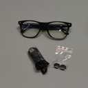 Vital Smart Glasses for Men AI Translation  Open-Ear Bluetooth 5.3 Audio, 164-Language Translator in Phone App Vital Smart Glasses for Women UV400 Blue-Light Blocker Voice-Assistant Eyewear AI Glass