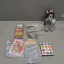 219Pcs Resin Kit for Beginners, Thrilez Resin Mold Kit with Resin Molds Silicone and Epoxy Resin Supplies Include Dried Flowers, Foil Flakes, Necklace Cord, Earring Hooks for DIY Jewelry Making