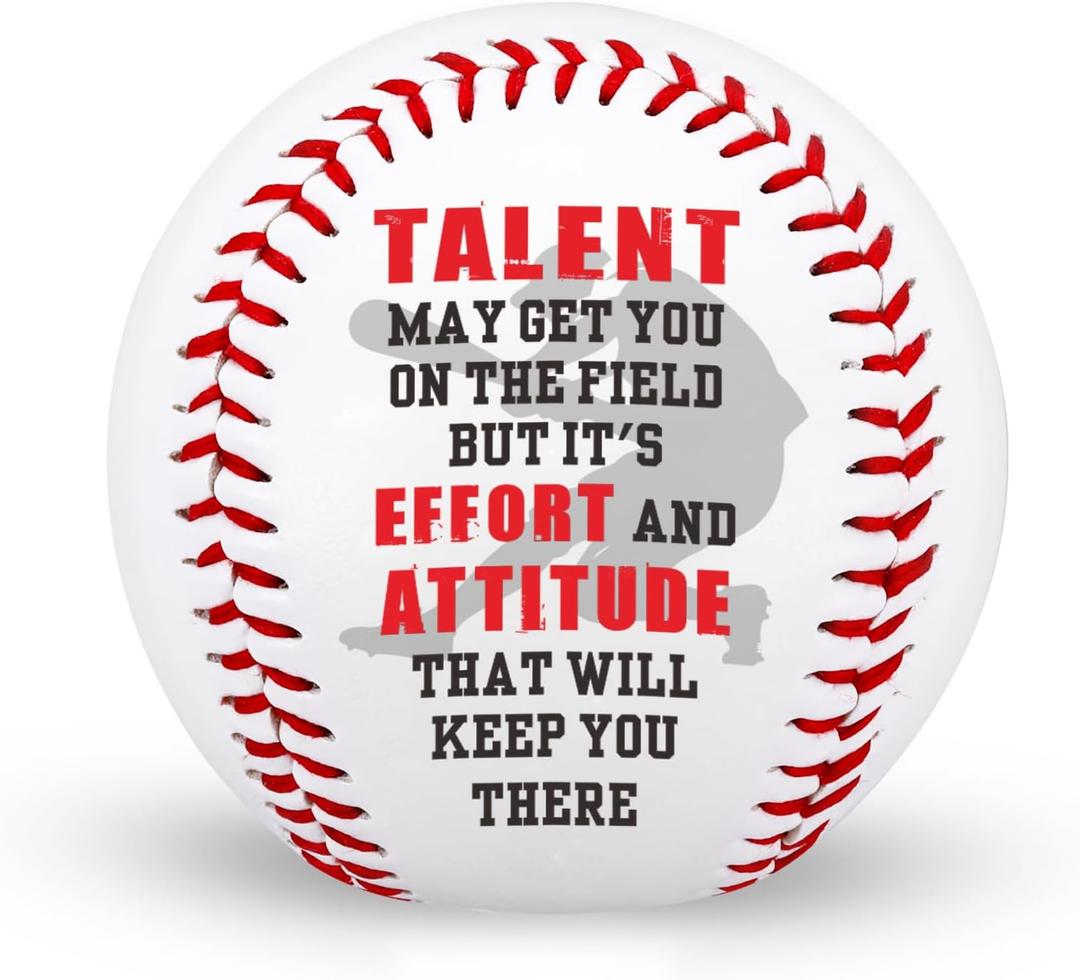 FANICE EOS Valentines Day Baseball Gifts for Boys 8-12, Stocking Stuffers for Teen Boys, Birthday Gift for Men Baseball Lover Coach Team Inspirational Baseballs for Boys Girls for Baseballs Player