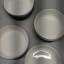 Elk and Friends Kids Porcelain Bowls with Silicone Suction Sleeves | Suitable for Babies/Toddlers | Microwave & Dishwasher Safe | Stay Put Dinnerware | Snack Dishes | 4 Pack (Navy/Gray/Misty Blue/Sage)