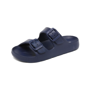INMINPIN Boys Girls Double Buckle Slide Sandals Comfort Beach Pool Shower Slippers Adjustable Indoor Outdoor Little Kid/Big Kid Size 13