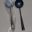 ZhenSanHuan Chinese Traditional HandMade Iron Spatula & Ladle Wok Tool Set,Long wok utensils (Ladle and Spatula Set, 32CM/12.6'')