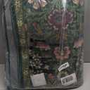 5' x 7' Dark Green Washable Floral Area Rug,Vintage Boho Soft Low-Pile Living Room Rugs, Stain Resistant Botanical Non-Slip Carpet for Bedroom,Dining Room, Kids Nursery,Home Decor