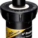 Rain Bird 1804APPR25 Pressure Regulating (PRS) Professional Pop-Up Sprinkler, Adjustable 0 to 360 Pattern, 8' - 15' Spray Distance, 4" Pop-up Height