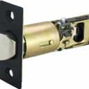 Design House 779280 Adjustable 2-Way Square Corner Replacement Entry Latch Matte Black