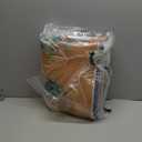 Tinideya Vintage Christmas Area Rug 3x5ft Brown Xmas Trees Indoor Outdoor Rug Merry Christmas Door Mat Nonslip Washable Kitchen Carpet Holiday Decor Foldable Floor Cover for Living Room Bedroom Dining