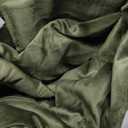 LAMIT Sage Green Velvet Curtains 84 Inch Length for Living Room, Super Soft Thermal Insulated Room Darkening Panels Privacy Back Tab and Rod Pocket Spring Drapes for Bedroom, 2 Panels, 52 x 84 Inch