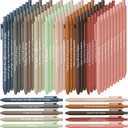 Teling 100 Pcs Inspirational Pens in Bulk Motivational Ballpoint Pens Bulk with Funny Sayings Quotes Positive Thank You Gifts for Adults Employees Coworkers Team Staff(Dark Colors,Classic Style)