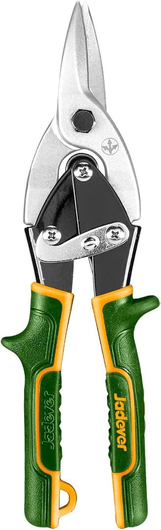 10-Inch Aviation Snip, Straight Tin Snip for Cutting Metal Sheet