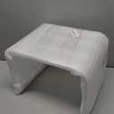 Acrylic Kids Step Stool 13" W - Water-Resistant Bathroom Stool, 200 lbs Capacity, No Assembly Required