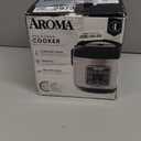 AROMA Digital Rice Cooker, 4-Cup (Uncooked) / 8-Cup (Cooked), Steamer, Grain Cooker, Multicooker, 2 Qt, Stainless Steel Exterior, ARC-914SBD