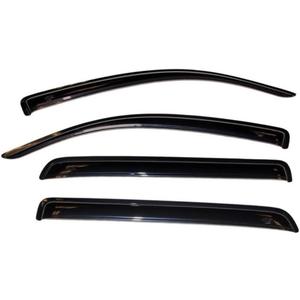 Auto Ventshade [AVS] Outside Mount Rain Guards For 2007 - 2021 Toyota Tundra, CREWMAX ONLY | Window Vent Visors, 4 pcs. - Smoke | 94309