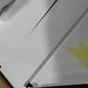 Arulvmrn 43" Makeup Vanity Desk with Mirror and Lights, & Power Outl, Glass Top Big Vanity Table with 9 Drawers& 8 Storage Shelves, Dressing Table Set with Chair for Bedroom, White