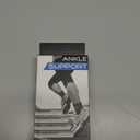 ABIRAM Ankle Brace for Men & Women - Adjustable Support & Compression Sleeve with Wrap for Sprained Ankle, Plantar Fasciitis, Achilles Tendonitis - Breathable Guard for Running, Sports, Recovery (Medium, Black)