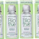 Biotrue Contact Solution, Multi-Purpose Lens Solution for Soft Lenses, Cleans, Disinfects, Removes Protein Build-Up, Dirt & Debris, Hydrates, Stores & Conditions Contacts, 2 Fl Oz (Pack of 4)