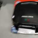George Foreman GR340FB Classic Plate Electric Indoor Grill and Panini Press, 4-Servings, Black