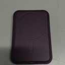 Magnetic Wallet Purple Vegan Leather Upgraded for MagSafe Wallet, 5 Card-Holder, for iPhone, with Adjustable Stand, for iPhone 16/15/14/13/12 Series, Not for Mini, Ultra-Slim