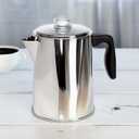 Primula Stovetop Coffee Percolator, Premium Stainless Steel Coffee Maker with Reusable Filter Basket, Non-Drip Spout, Glass Knob Brew Indicator and Heat Resistant Handle, Dishwasher Safe, 8 Cup