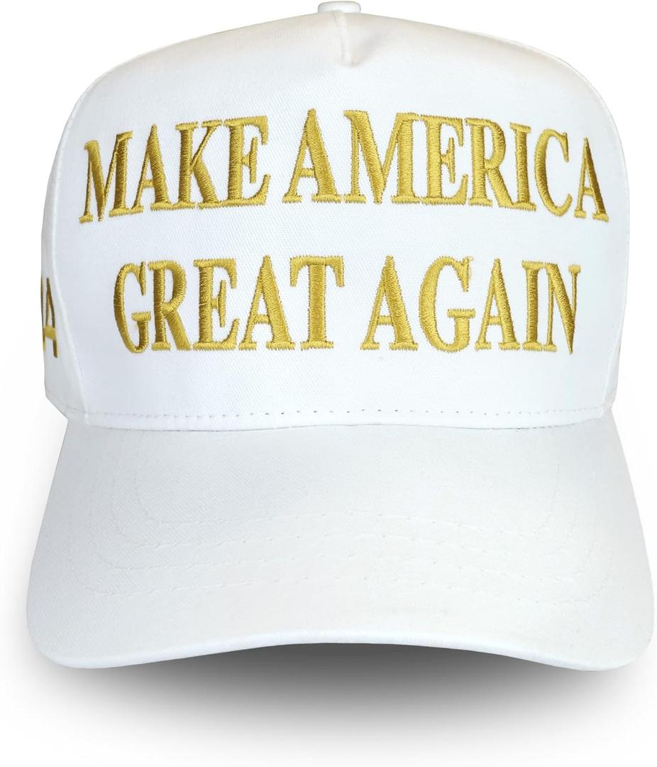 Trump 45-47 MAGA Hat (White)