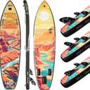 Novelty 11'6" x 35" Extra Wide SUP for Enhanced Stability - Inflatable Stand Up Paddle Board - Premium Paddle Board Kit for Adults & Youth - All Skill Levels - Includes SUP Accessories