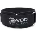 WOD Nation Weight Lifting Belt - 4 Inch Firm Support Nylon Weight Belt for Deadlift, Squat & Weightlifting - for Both Men & Women - Medium