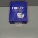 MIULEE Brown Sheer Curtains 84 Inches Long, 4 Panels Set, Rod Pocket Voile Drapes Light Filtering and Semi Transparent, Elegant Window Treatments for Bedroom Living Room,42 x 84 Inches