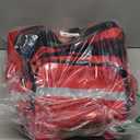 Trunab First Aid Bag Empty, Professional Medical Bag Emergency Responder Trauma Bag with Inner Dividers and Anti-Slip Bottom, Ideal for EMT, EMS, Paramedics (Red)