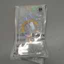 2 x PIXIU Case for iPhone 16 Pro Compatible with Magsafe, Laser Glossy Pattern,Cute Curly Wave Clear TPU Bumper Military Grade Drop Protection Phone Cover for Women/Girls -Bow