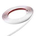 Yun-aeon 32Ft White Peel and Stick Trim Waterproof Molding Trim Flexible Self-Adhesive Crafts Strip for Walls Cabinet Mirror Tile Floor Window Frames