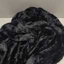 Waitu Wearable Blanket Sweatshirt Gifts for Women and Men, Warm and Cozy Giant Blanket Hoodie, Thick Flannel Blanket with Sleeves and Giant Pocket - Black (Adult)