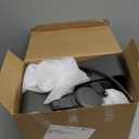 VOLPONE Corner Shower Shelf Suction Cup Shower Caddy Corner No Drilling Bathroom Shower Organizer Storage Rack Adhesive with Towel Bar (3-Pack, Gray)