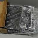 HOMIDEC Shoe Rack, 4 Tier Shoe Storage Cabinet 16 Pair Plastic Shoe Shelves Organizer for Closet Hallway Bedroom Entryway Black