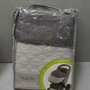 Tadpoles Quilted Stroller & Car Seat Cover - Light Grey | 27" x 20" x 2" | Made of 100% Super Soft Microfiber Polyester | Warm, Gentle & Durable | Ideal for Use as a Stroller Cover & Car Seat Cover