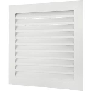 PATIKIL 14" x 14" Aluminum Return Grille, Air Supply Vent Cover Linear Bar Ventilation Grille for Sidewall Wall Ceiling HVAC System, Outer Size: 15.7" x 15.7", White