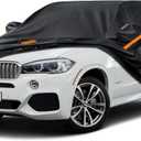 Kayme 7 Layers SUV Car Cover Custom Fit for BMW X5 (2007-2025) Waterproof All Weather for Automobiles, Outdoor Full Cover Rain Sun UV Protection.Black