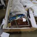 47.2 Fluted Makeup Vanity Desk with 38 Mirror and Lights, Modern Tall Vanity Table with Detachable Top, 8 Drawers & Shelves Storage, Dressing Table Built-in Power Outlet for Bedroom