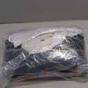 6 Pcs 70s Disco Outfit Costume for Men Dance Bell Bottom Pants Retro Shirts Moustache Sunglasses Wigs Necklace (X-Large, Silver)