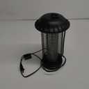 Buzbug LED Bug Zapper Indoor Outdoor, 10 Years Lifespan, 6.5ft Power Cord, IPX4 Waterproof, High-Voltage, Mosquito Zapper, Fly Trap Mosquito Trap, Fly Killer Fly Zapper -MO008C (New Black)
