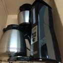 BLACK+DECKER 12 Cup Thermal Programmable Coffee Maker with Brew Strength and VORTEX Technology, Black/Steel, CM2046S