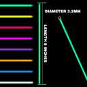 YixangDD 500 PCS Ultra Bright Glow Sticks, 8 Inch Glow Sticks Bulk Party Pack, Light Up Sticks for Glow Bracelets, Necklaces, Concerts, Christmas, Party Supplies with 500 Connectors