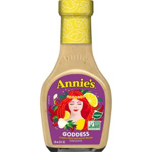 2 x Annie's Goddess Salad Dressing, Vegan, Non-GMO, 8 fl oz (EXP 02/26/26)