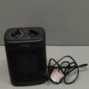 Space Heater, 1500W Electric Heaters Indoor Portable with Thermostat, PTC Fast Heating Ceramic Room Small Heater with Heating and Fan Modes for Bedroom, Office and Indoor Use (Black)