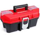 WORKPRO 16" Portable Tool Box Removable Tray Heavy Duty Organizer Toolbox