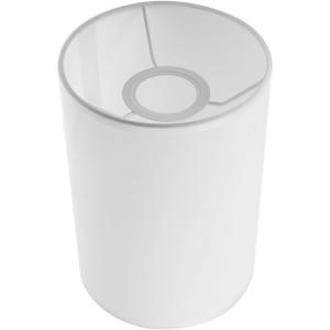 Kichvoe Drum Lamp Shape: E27 Fabric Cylinder Lamp Shades Spider Construction Clip On Light Covers Replacement Pendant Shade for Table Floor Light White