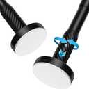 Shower Curtain Rod Bathroom Tension Rods 32 To 90 Inch Tension Curtain Rod Matte Black Shower Curtain Rod No Drill Spring Tension Rod,Rust Proof Anti Slip