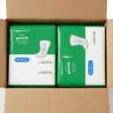 Amazon Basics Men's Incontinence Guards, Maximum Absorbency, Moisture-Wicking with Odor Protection, One Size Fits Most, 104 Count (2 Packs of 52)