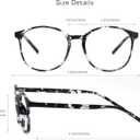 VisionGlobal Blue Light Blocking Glasses for Women/Men, Anti Eyestrain, Computer Reading, TV Glasses, Stylish Oval Frame, Anti Glare (Gray, +3.75 Magnification) (05_days_gray)