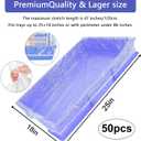 upcessory 50 pcs Disposable Cage Liners, Clear Plastic Rabbit Cage Liner Bag, Universal Toilet Film for Bunny, Hamster, Totoro, Hedgehog, Guinea Pig and Small Animals.